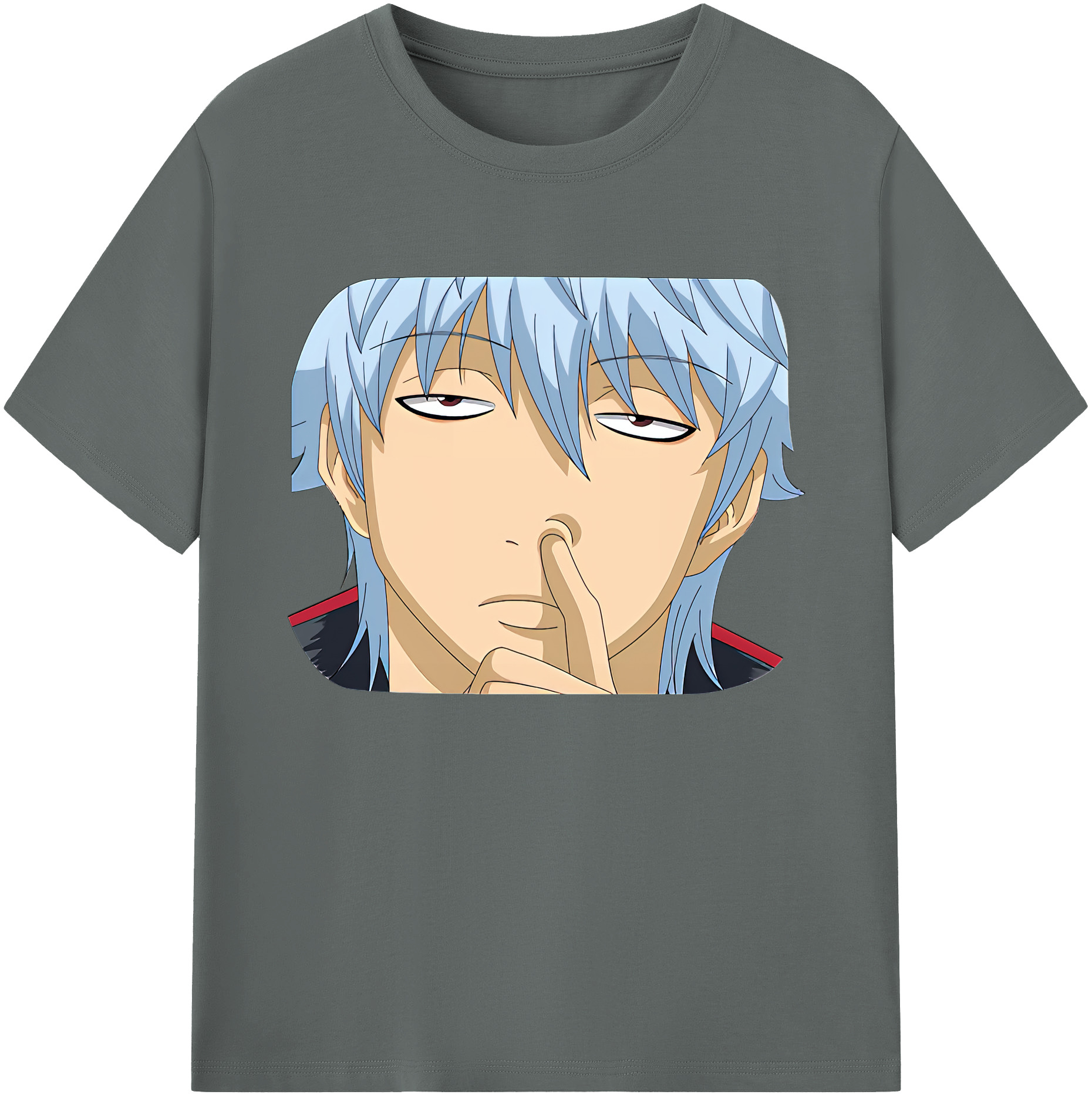 （画像用） ぎんたま 坂田銀時（さかたぎんとき） 神楽 志村新八（しむら しんぱち） GINTAMA Sakata Gintoki Kagura Shimura Shinpachi 綿100％ メンズ半袖Tシャツ｜肌触りやわらか＆通気性